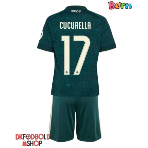 Real Madrid Marc Cucurella #17 Udebanesæt Børn 2026-27 Kort ærmer (+ korte bukser)